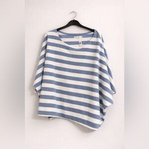 NWT Mersea Captiva Terry Slouch Tee Top Women One Size Old Money Preppy Beachy